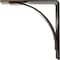 Ekena Millwork Morris Steel Bracket, Antiqued Bronze 3"W x 10"D x 10"H BKTM03X10X10MOABZ - alternate 10